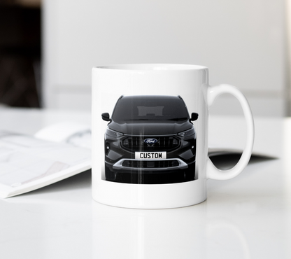 Personalised Ford Kuga Active Coffee Mug Gift - Choose Colour - FAST POST