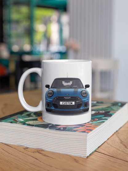 Personalised Mini John Cooper Works Sport Coffee Mug Gift - Choose Colour