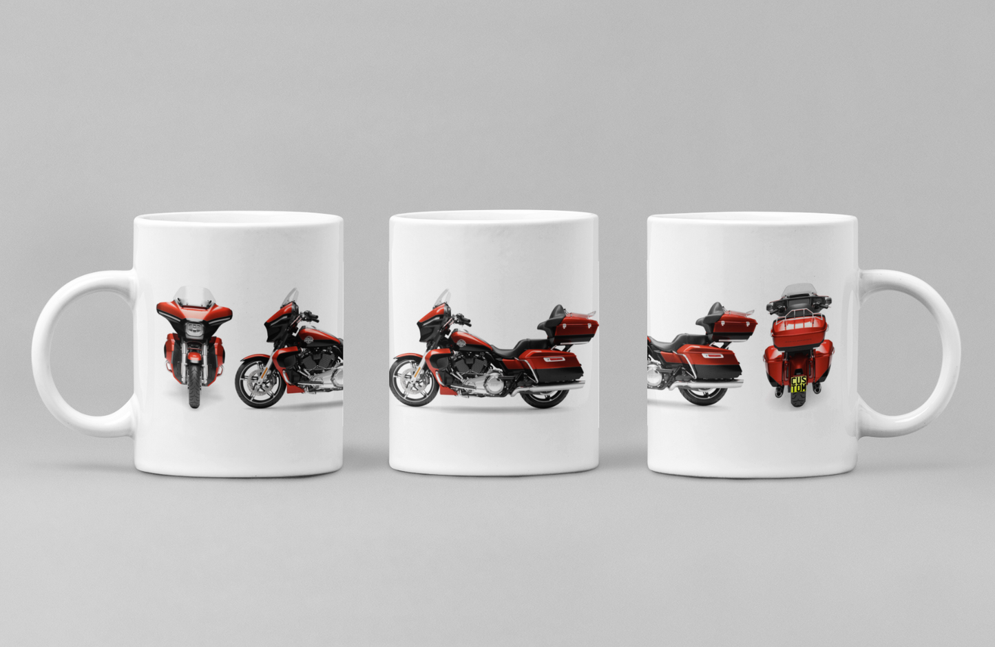 Personalised Harley Davidson Motorcycle Street Glide Ultra Mug Colour Choice