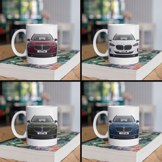 Personalised BMW 2 Series Sport Coffee Mug Gift - Choose Colour - FAST POST