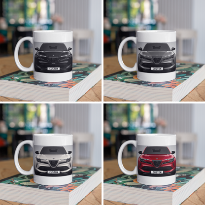 Personalised Alfa Romeo Junior Elettrica 280 Veloce Mug Choose Colour  FAST POST