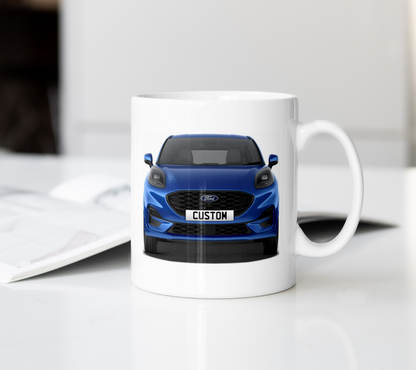 Personalised Ford Puma ST-Line X Coffee Mug Gift - Choose Colour - FAST POST