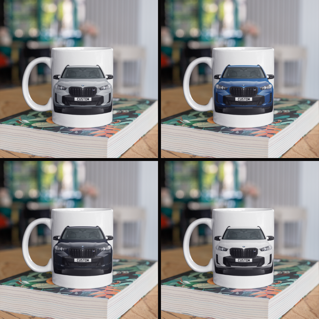 Personalised BMW X5 M Model Coffee Mug Gift - Choose Colour - FAST POST