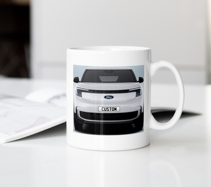 Personalised Ford All-Electric Explorer Mug Gift - Choose Colour - FAST POST