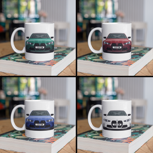 Personalised BMW M3 Coffee Mug Gift - Choose Colour - FAST POST