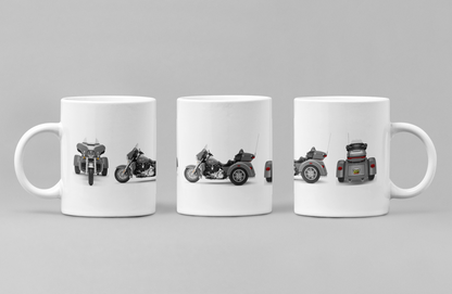Personalised Harley Davidson Motorcycle Tri Glide Ultra 2024 Mug Colour Choice