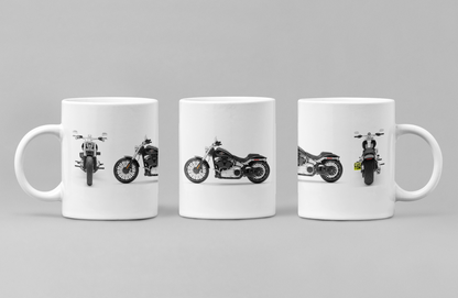 Personalised Harley Davidson Breakout 2025 Motorcycle Coffee Mug - Colour Choice