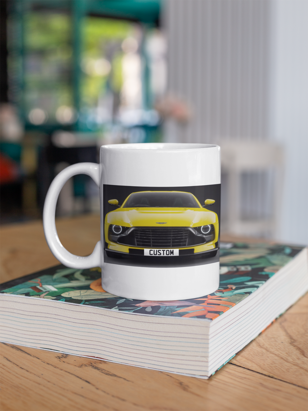 Personalised Aston Martin Valour Coffee Mug Gift Choose Colour - FAST POST