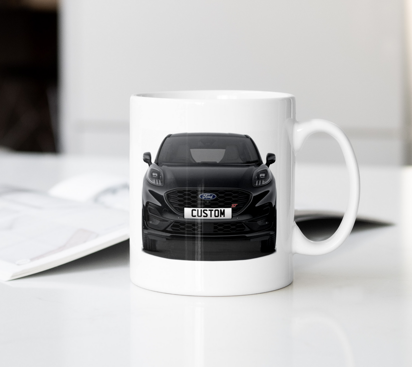 Personalised Ford Puma ST Coffee Mug Gift - Choose Colour - FAST POST