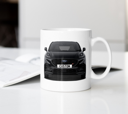 Personalised Ford Puma ST Coffee Mug Gift - Choose Colour - FAST POST