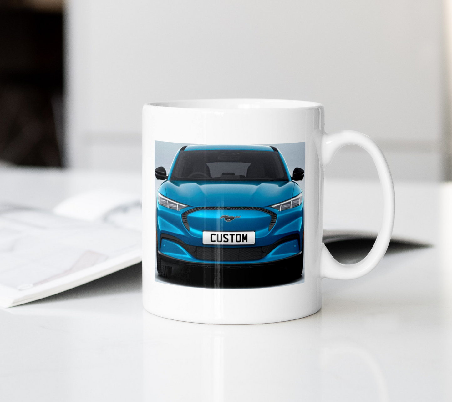 Personalised Ford Mustang Mach-E Select Mug Gift - Choose Colour - FAST POST
