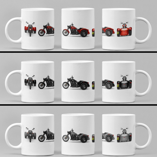 Personalised Harley Davidson Freewheeler 2025 Motorcycle Mug - Colour Choice
