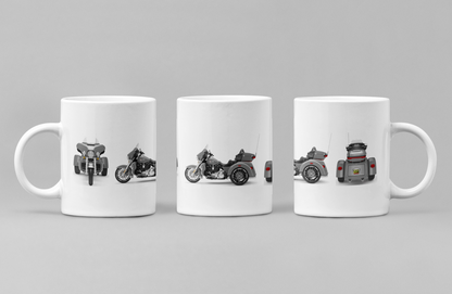 Personalised Harley Davidson Motorcycle Tri Glide Ultra 2025 Mug Colour Choice