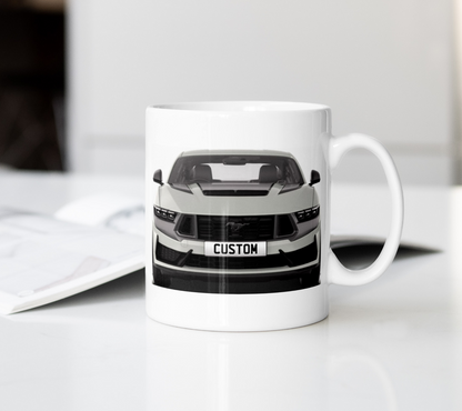 Personalised Ford Mustang Dark Horse Mug Gift - Choose Colour - FAST POST