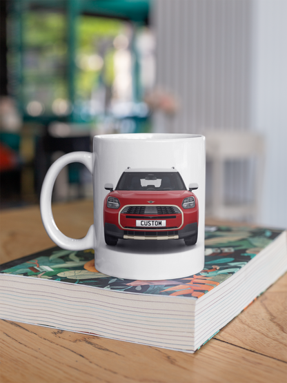 Personalised Mini Countryman C Exclusive Coffee Mug Gift - Choose Colour