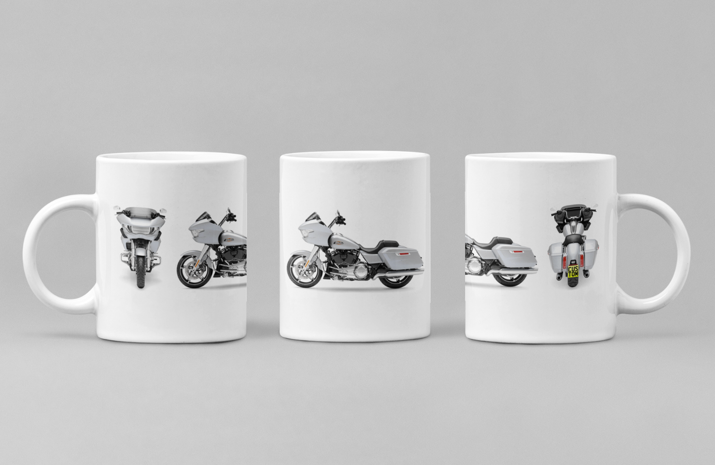 Personalised Harley Davidson CVO Road Glide 2024 Motorcycle Mug - Colour Choice