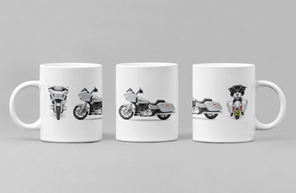 Personalised Harley Davidson CVO Road Glide 2024 Motorcycle Mug - Colour Choice