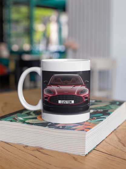 Personalised Aston Martin DBX 707 Coffee Mug Gift Choose Colour - FAST POST
