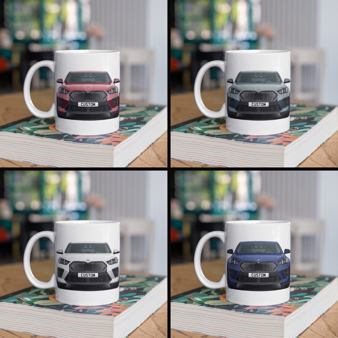 Personalised BMW X2 Shadow Edition Coffee Mug Gift - Choose Colour - FAST POST