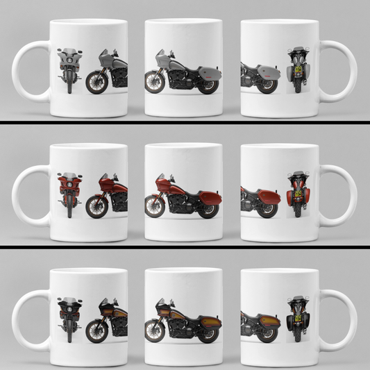 Personalised Harley Davidson Low Rider ST 2024 Motorcycle Mug Colour Choice