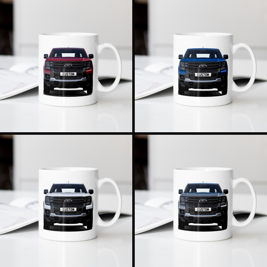 Personalised Ford Ranger Tremor Coffee Mug Gift - Choose Colour - FAST POST
