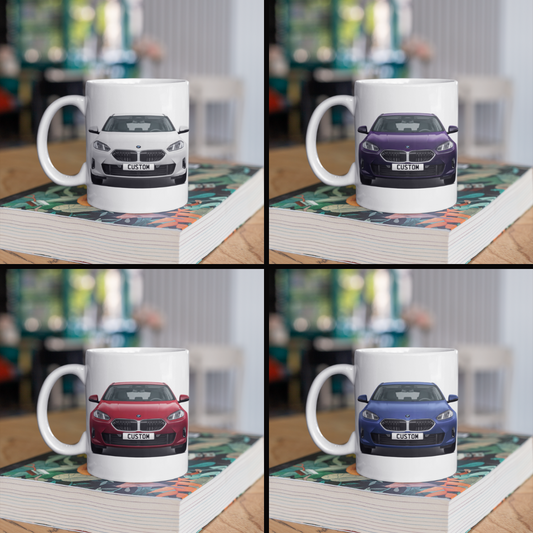 Personalised BMW 1 Series Sport Coffee Mug Gift - Choose Colour - FAST POST