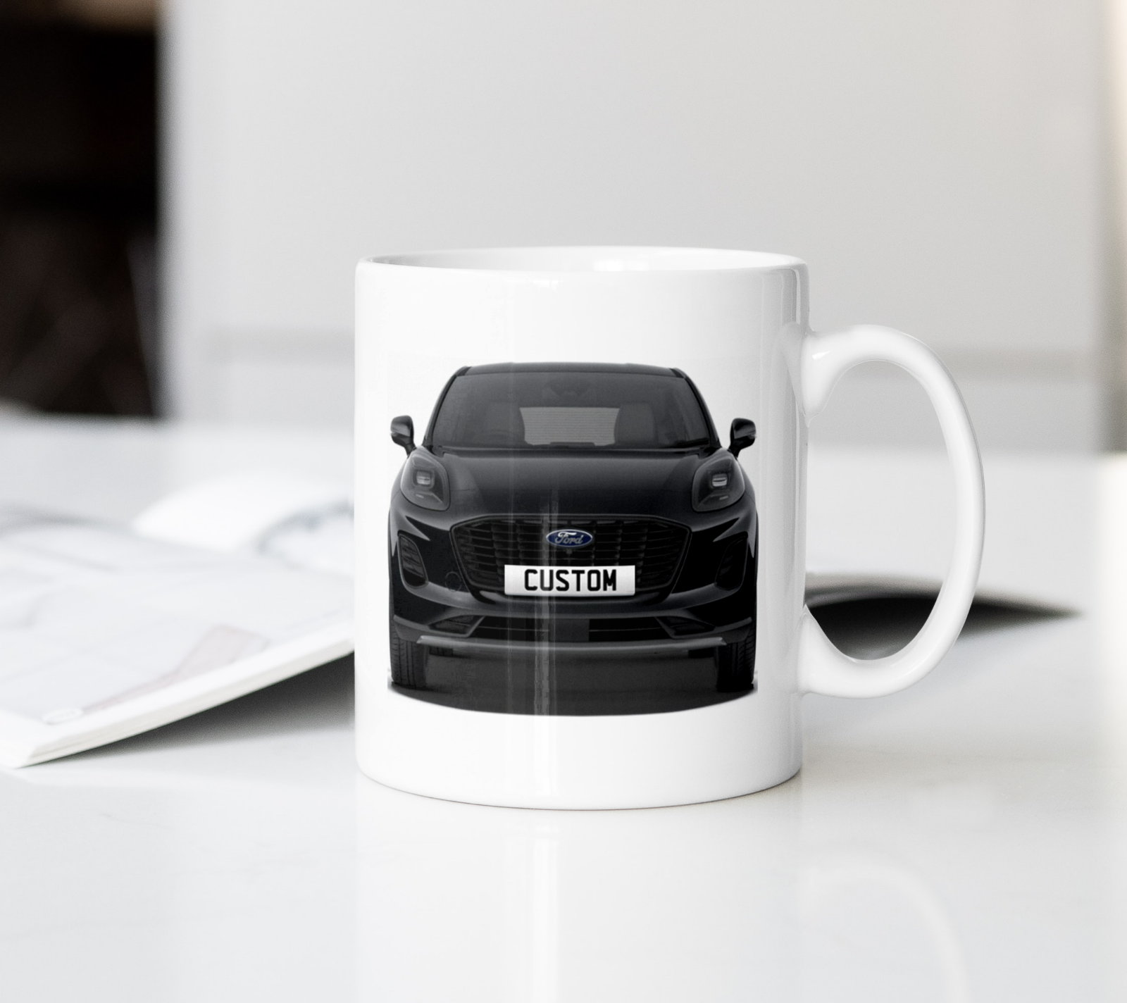 Personalised Ford Puma Titanium Coffee Mug Gift - Choose Colour - FAST POST
