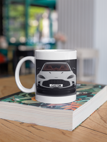 Personalised Aston Martin DBX 707 Coffee Mug Gift Choose Colour - FAST POST