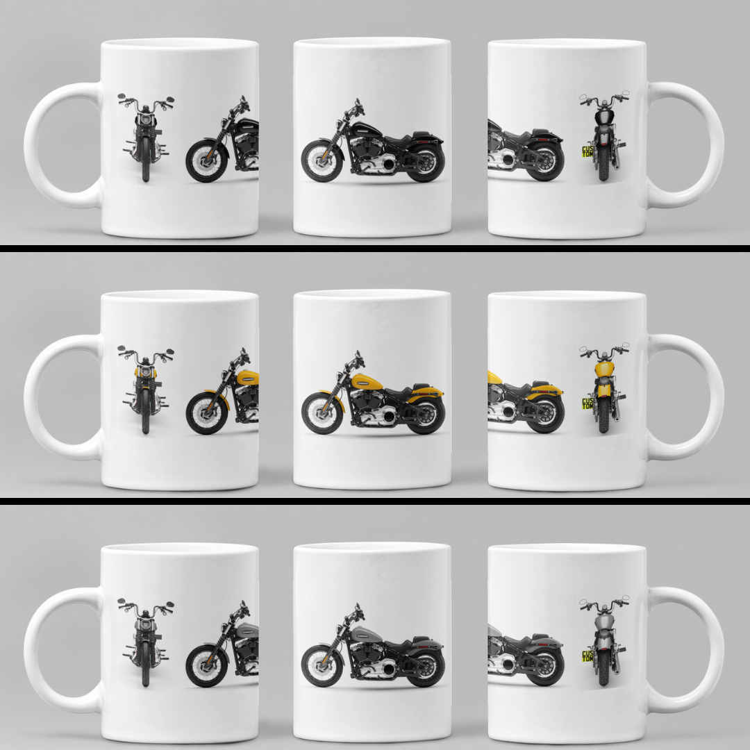 Personalised Harley Davidson Motorcycle Street Bob 2025 Mug Colour Choice