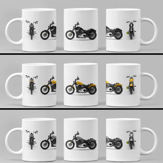 Personalised Harley Davidson Motorcycle Street Bob 2025 Mug Colour Choice