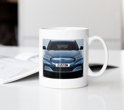 Personalised Ford Mustang Mach-E Select Mug Gift - Choose Colour - FAST POST