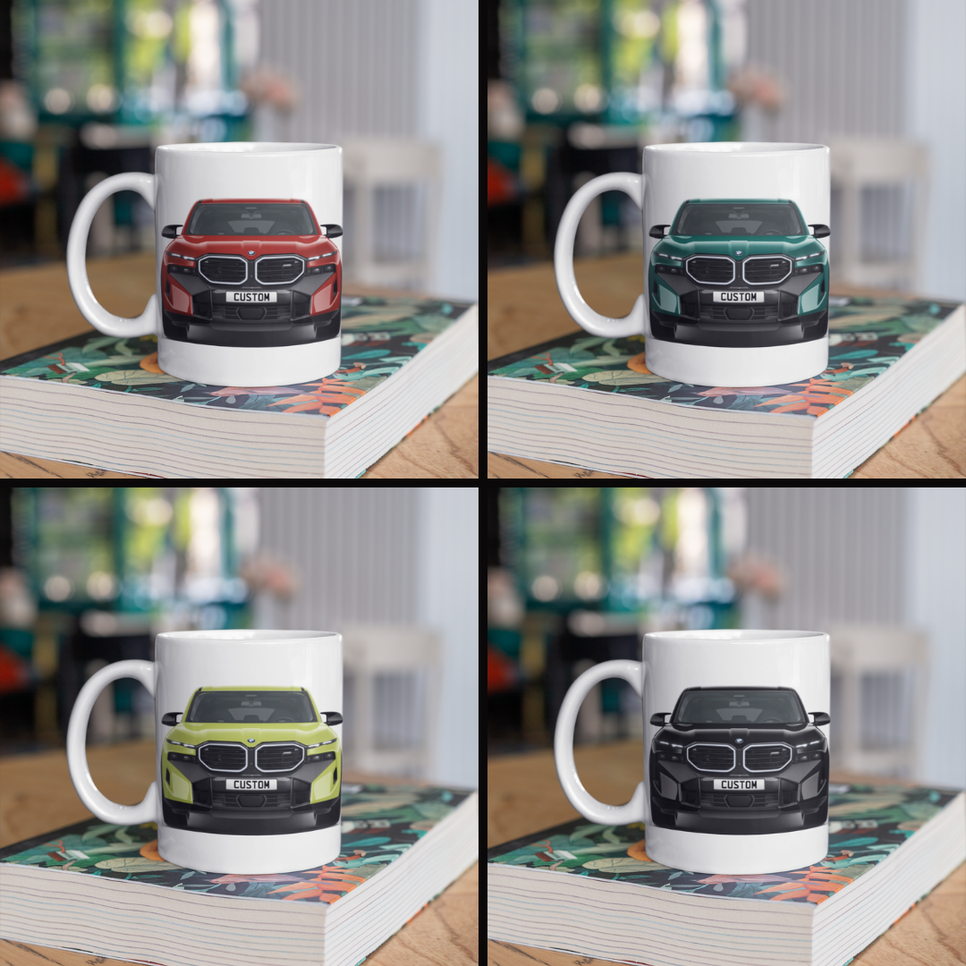 Personalised BMW XM Coffee Mug Gift - Choose Colour - FAST POST