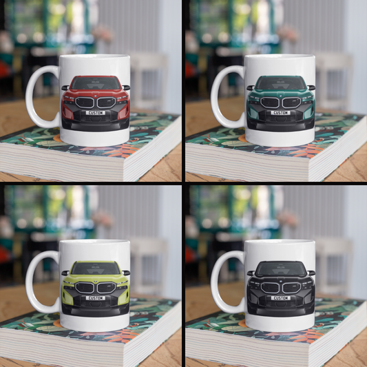 Personalised BMW XM Coffee Mug Gift - Choose Colour - FAST POST