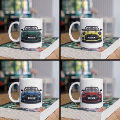 Personalised Mini Cooper Convertible C Sport Coffee Mug Gift - Choose Colour