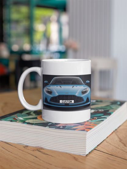 Personalised Aston Martin DB12 Coupe Coffee Mug Gift Choose Colour  FAST POST