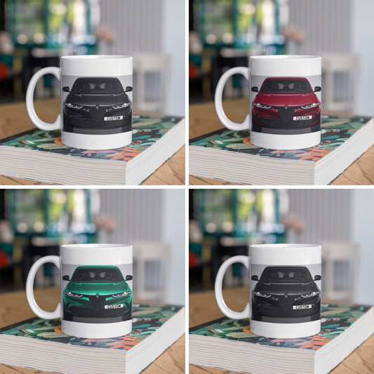 Personalised Alfa Romeo Tonale Intensa Coffee Mug Choose Colour - FAST POST