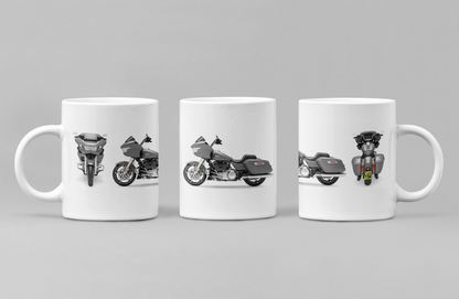 Personalised Harley Davidson CVO Road Glide 2024 Motorcycle Mug - Colour Choice