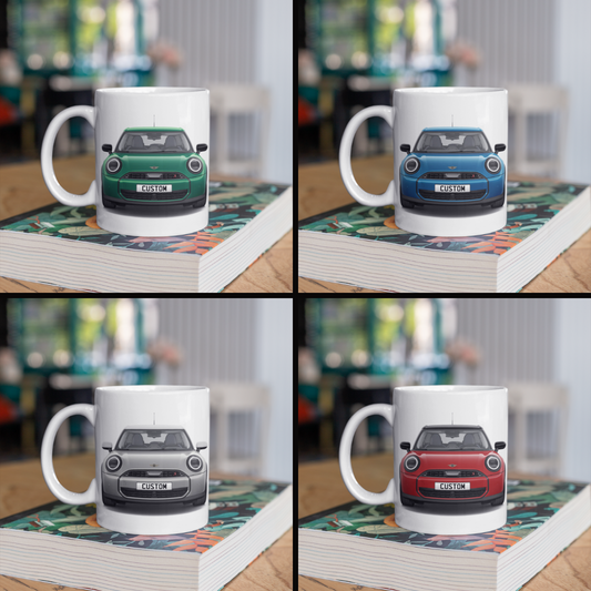 Personalised Mini Cooper S 5 Door Classic Coffee Mug Gift - Choose Colour