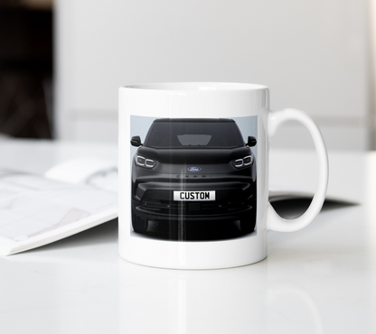 Personalised Ford All-Electric Capri Coffee Mug Gift - Choose Colour - FAST POST