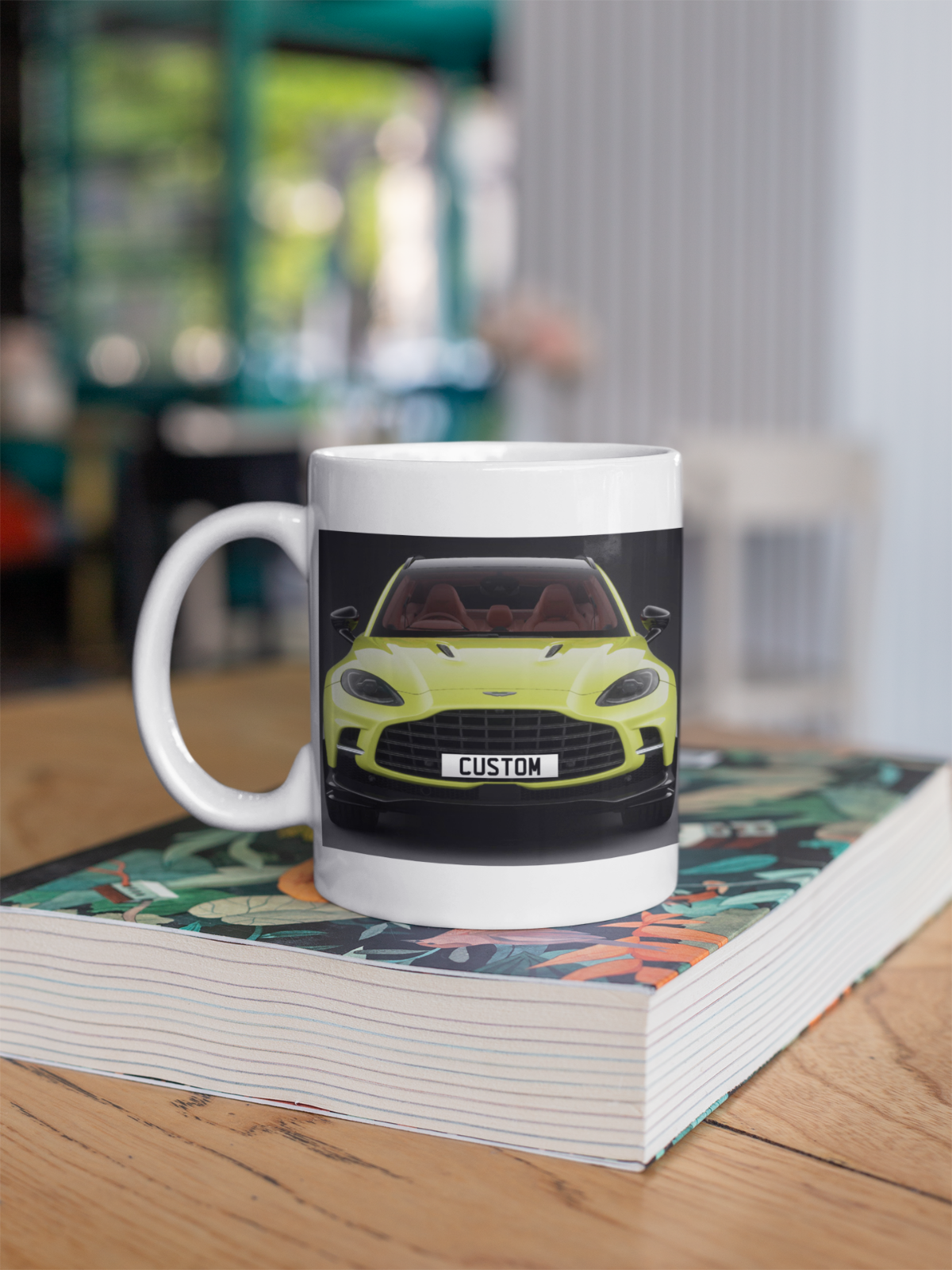 Personalised Aston Martin DBX 707 Coffee Mug Gift Choose Colour - FAST POST