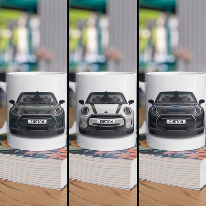 Personalised Mini Convertible Cooper Resolute Edition Mug Gift - Choose Colour