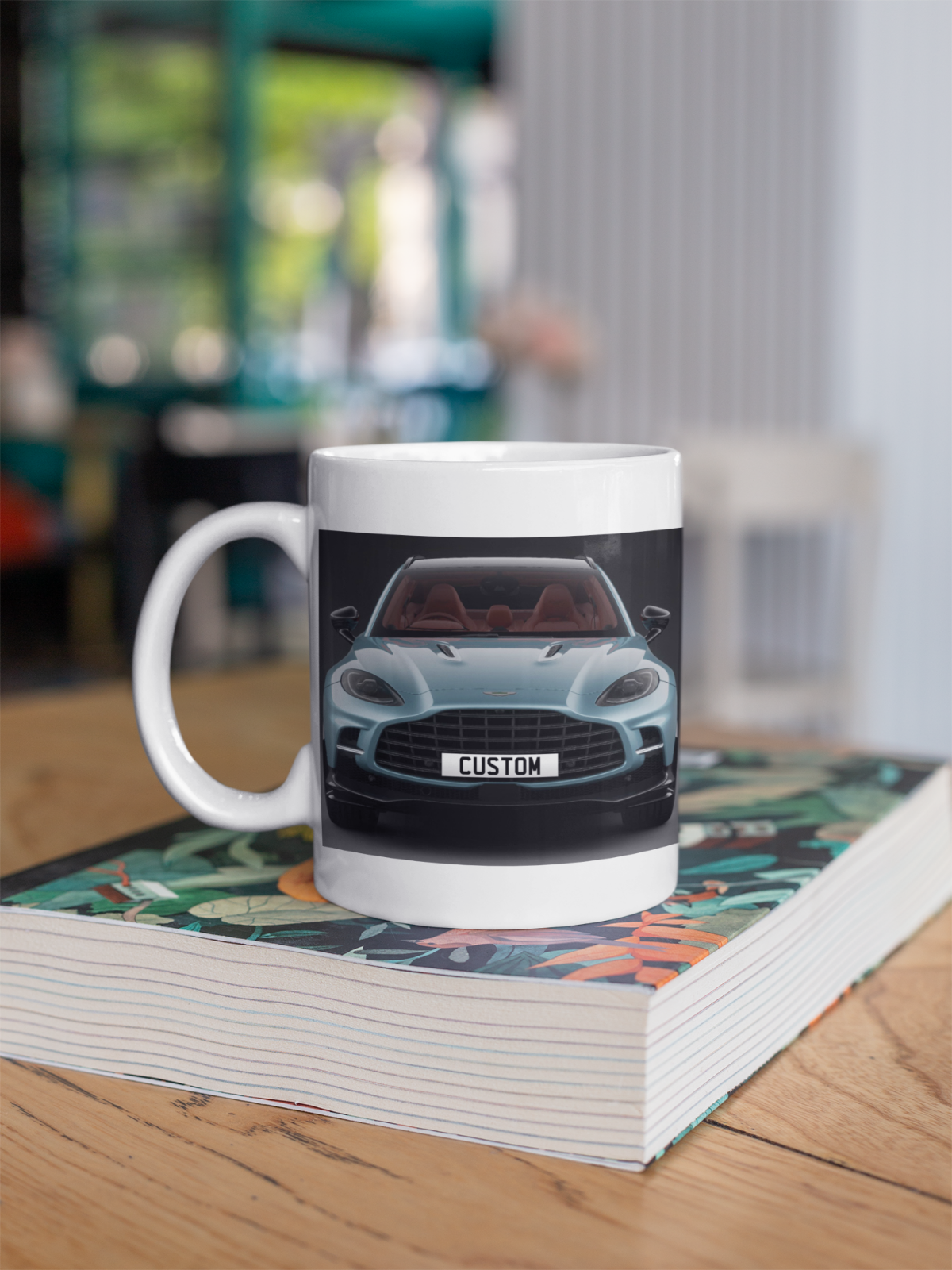 Personalised Aston Martin DBX 707 Coffee Mug Gift Choose Colour - FAST POST