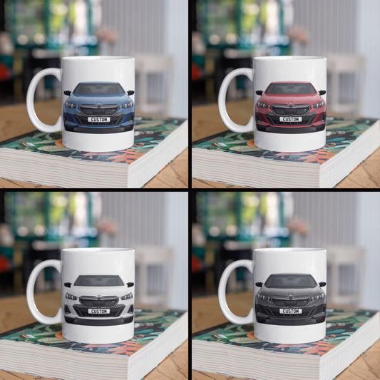 Personalised BMW i5 M Model Coffee Mug Gift - Choice Colour - FAST POST