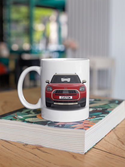 Personalised Mini Countryman C Exclusive Coffee Mug Gift - Choose Colour
