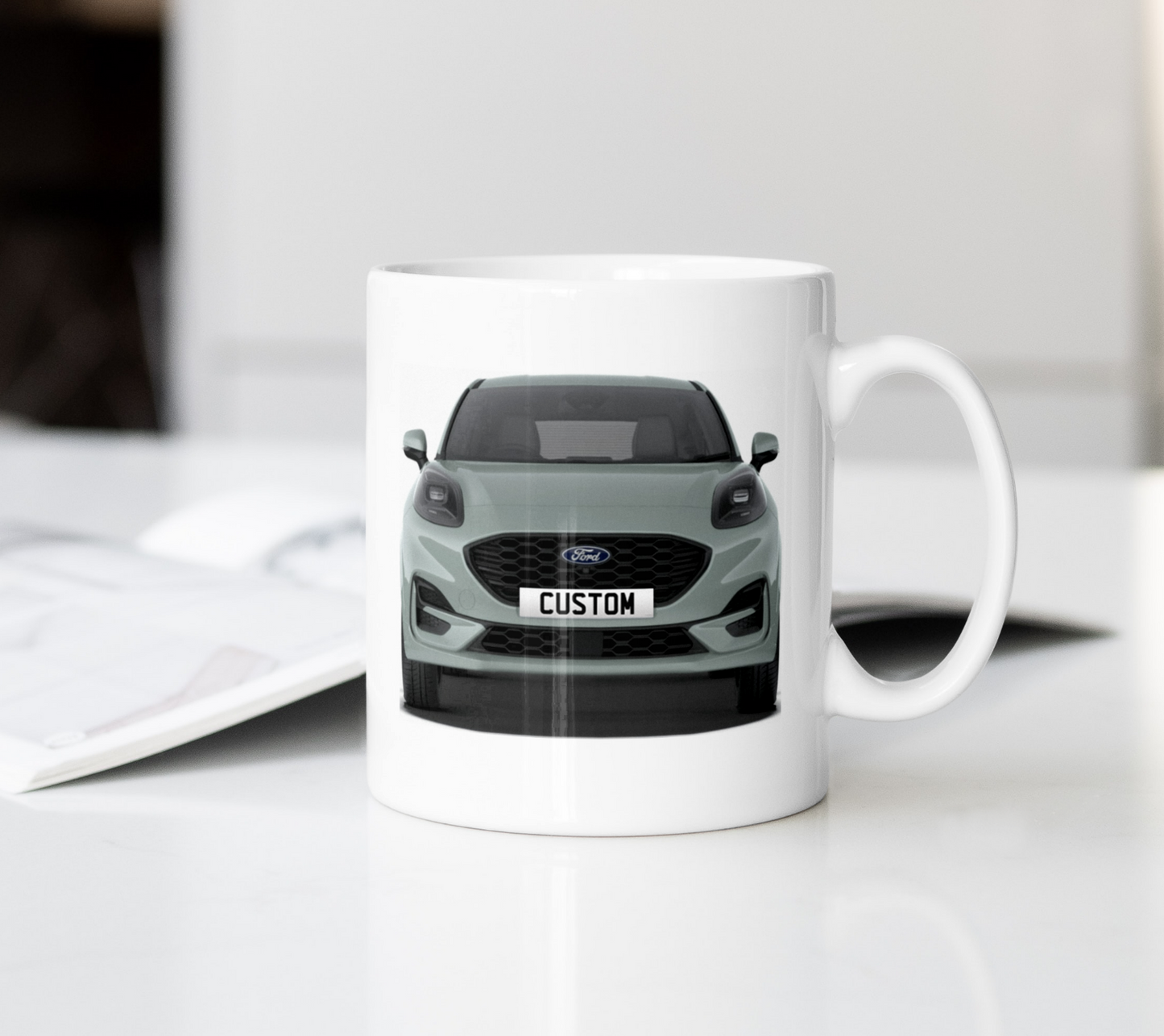 Personalised Ford Puma ST-Line Coffee Mug Gift - Choose Colour - FAST POST