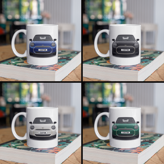 Personalised Mini All Electric Mini Cooper E Exclusive Mug Gift - Choose Colour
