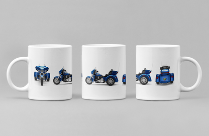 Personalised Harley Davidson Motorcycle Tri Glide Ultra 2024 Mug Colour Choice