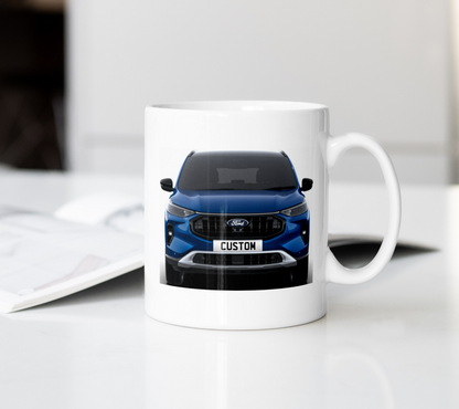 Personalised Ford Kuga Active Coffee Mug Gift - Choose Colour - FAST POST