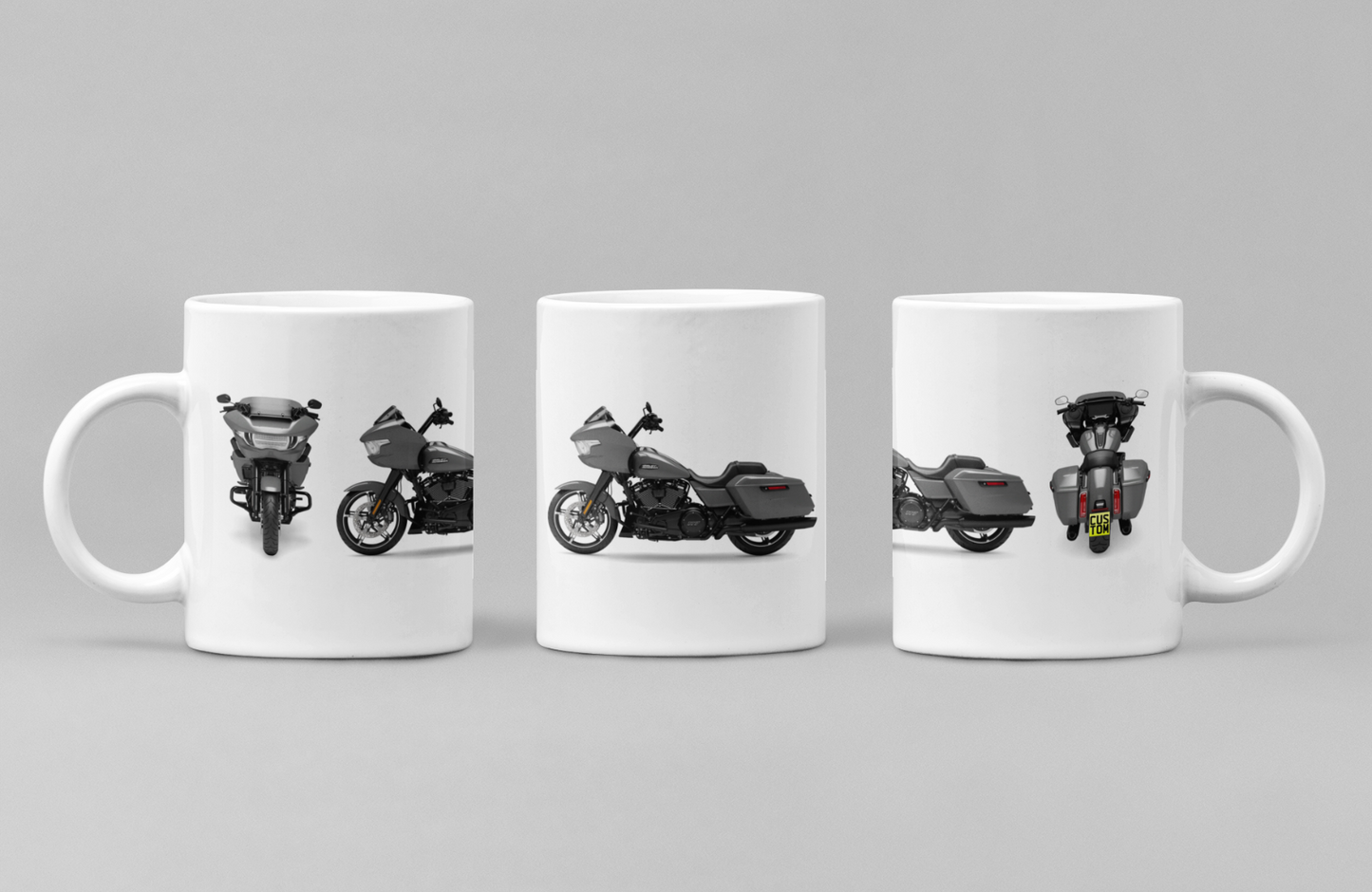 Personalised Harley Davidson CVO Road Glide 2024 Motorcycle Mug - Colour Choice