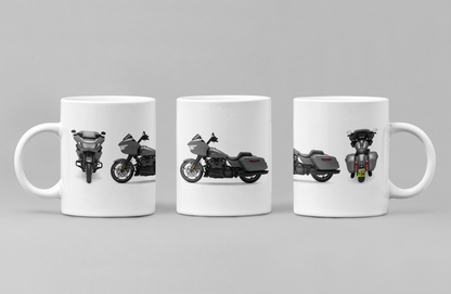 Personalised Harley Davidson CVO Road Glide 2024 Motorcycle Mug - Colour Choice